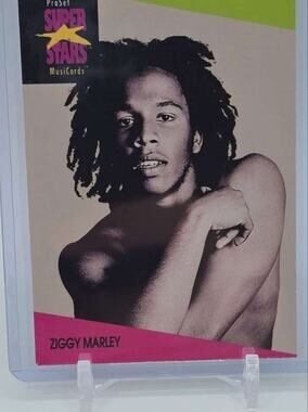 1991 Pro Set SuperStars MusiCards #70 Ziggy Marley Card